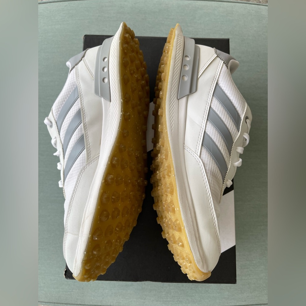 Adidas Men’s S2G SL 24 Spikeless Golf Shoes US Sz. 9 White/Silver - Picture 9 of 11